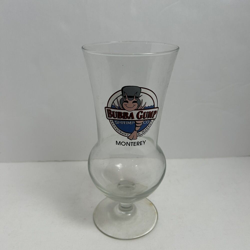 Vintage Bubba Gump Shrimp Company Hurricane Glass 2003